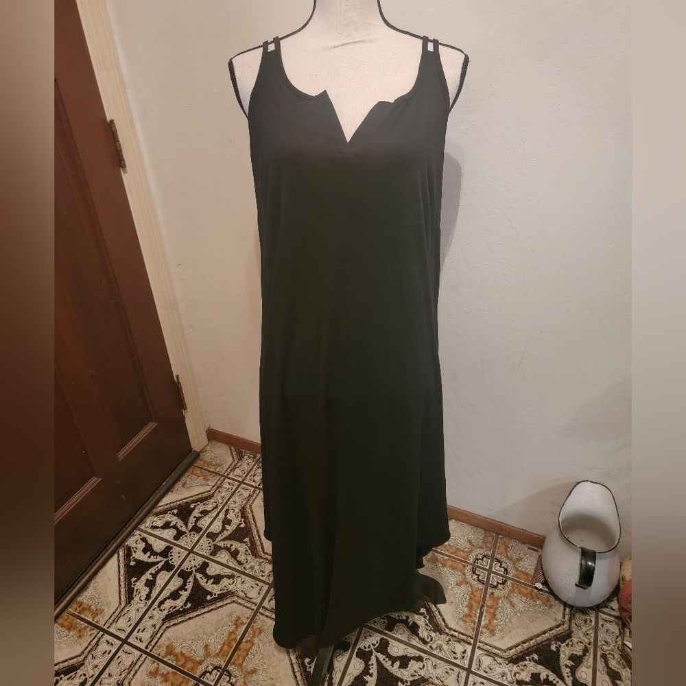SHEIN Curve Black Maxi Dress